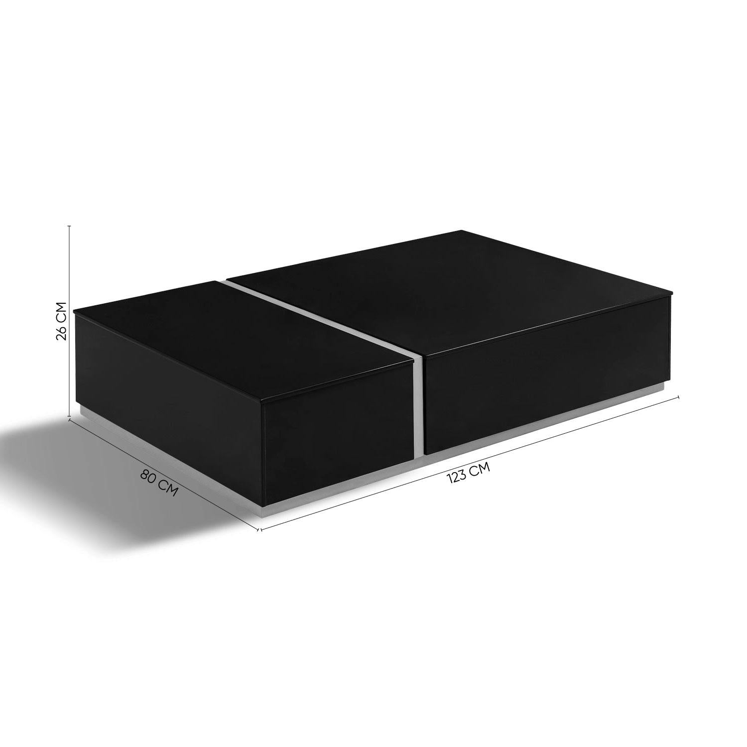 Mesa De Centro Lizzi Roja,Rosa Premium