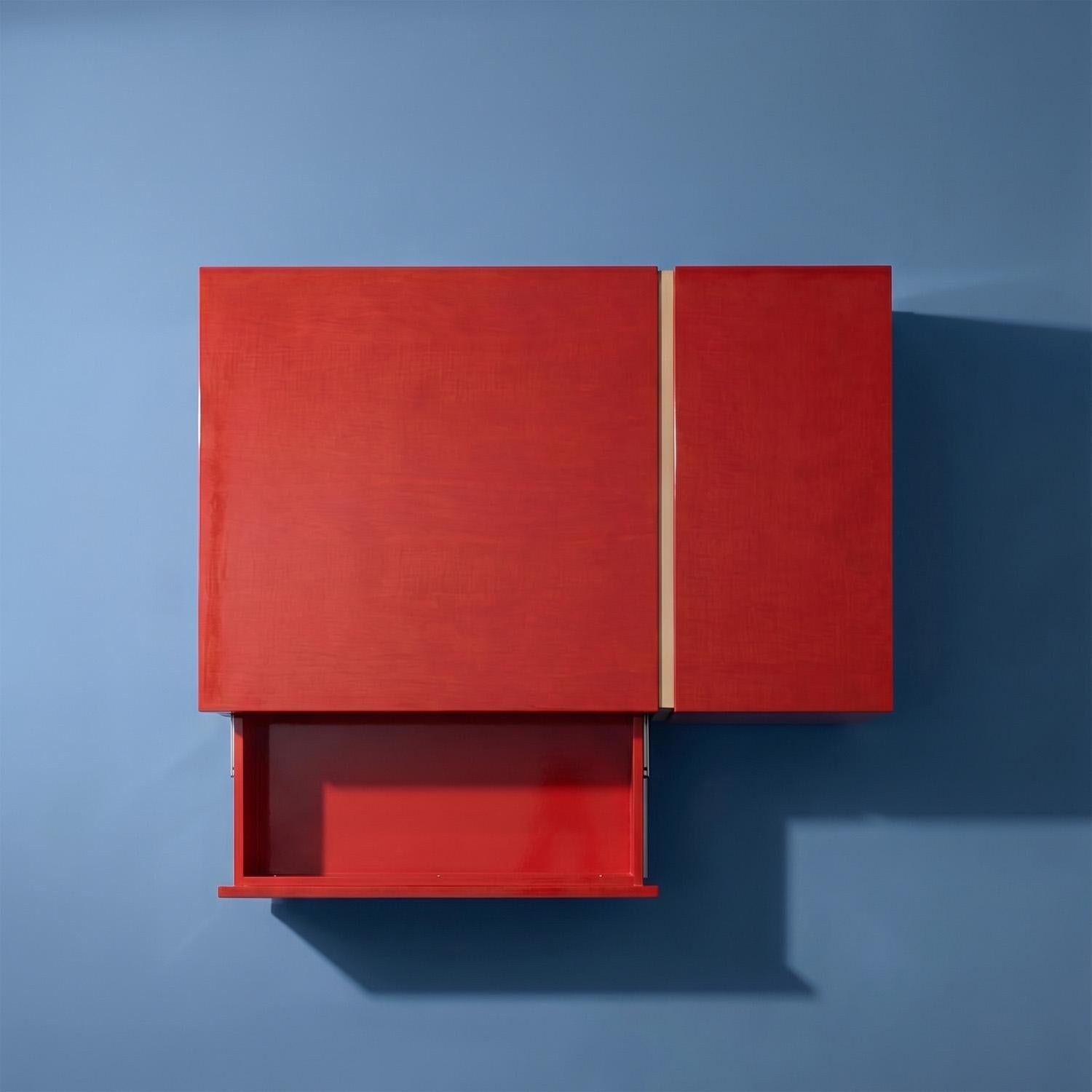 Mesa De Centro Lizzi Roja,Rosa Premium