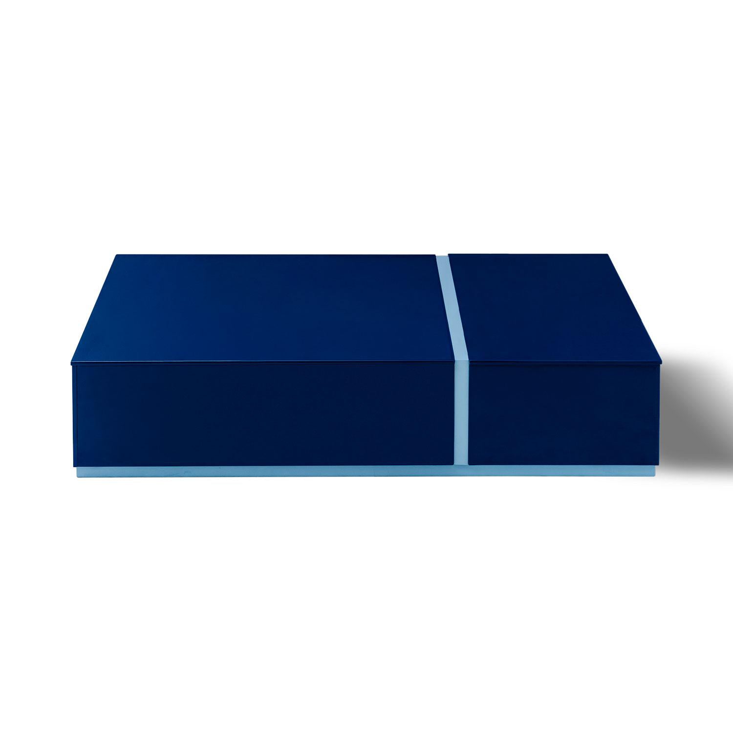 Mesa De Centro Lizzi Azul, Cielo Premium.