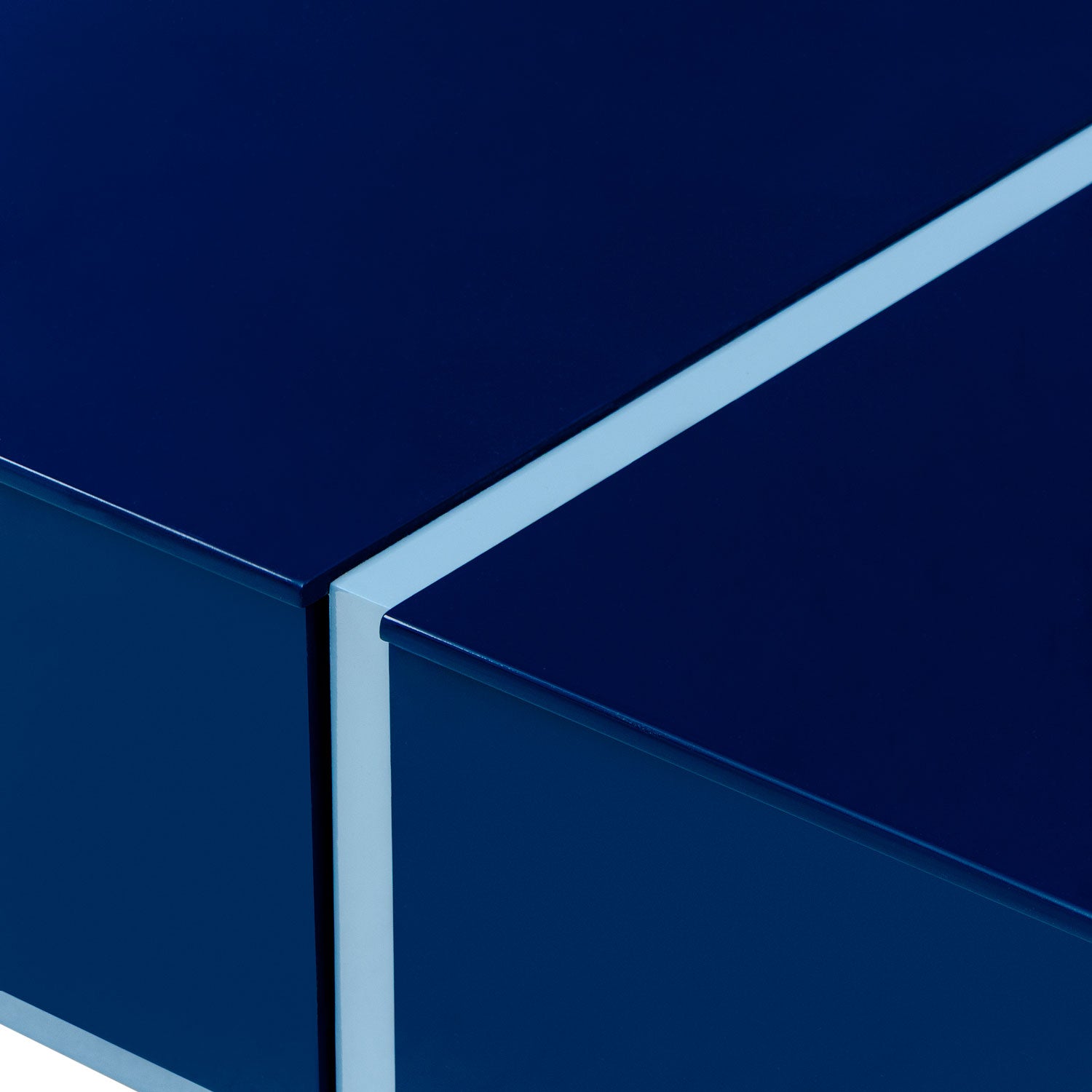 Mesa De Centro Lizzi Azul, Cielo Premium.