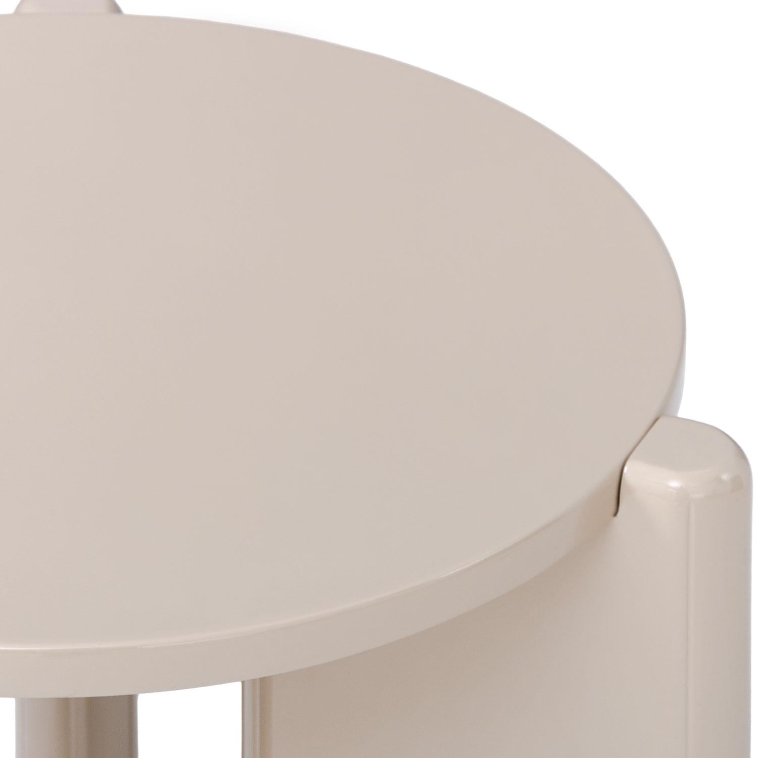 Mesa De Centro Oklam Redonda 45 Redonda Latte.