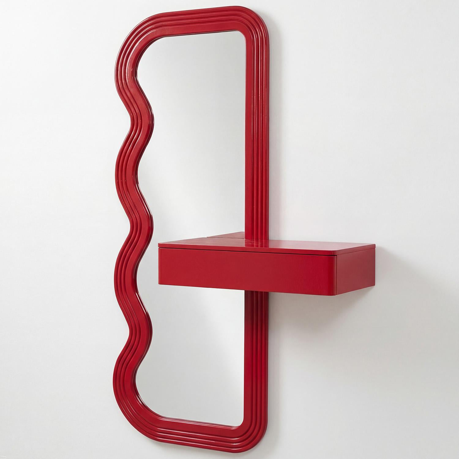 Tocador Oklam Rojo.