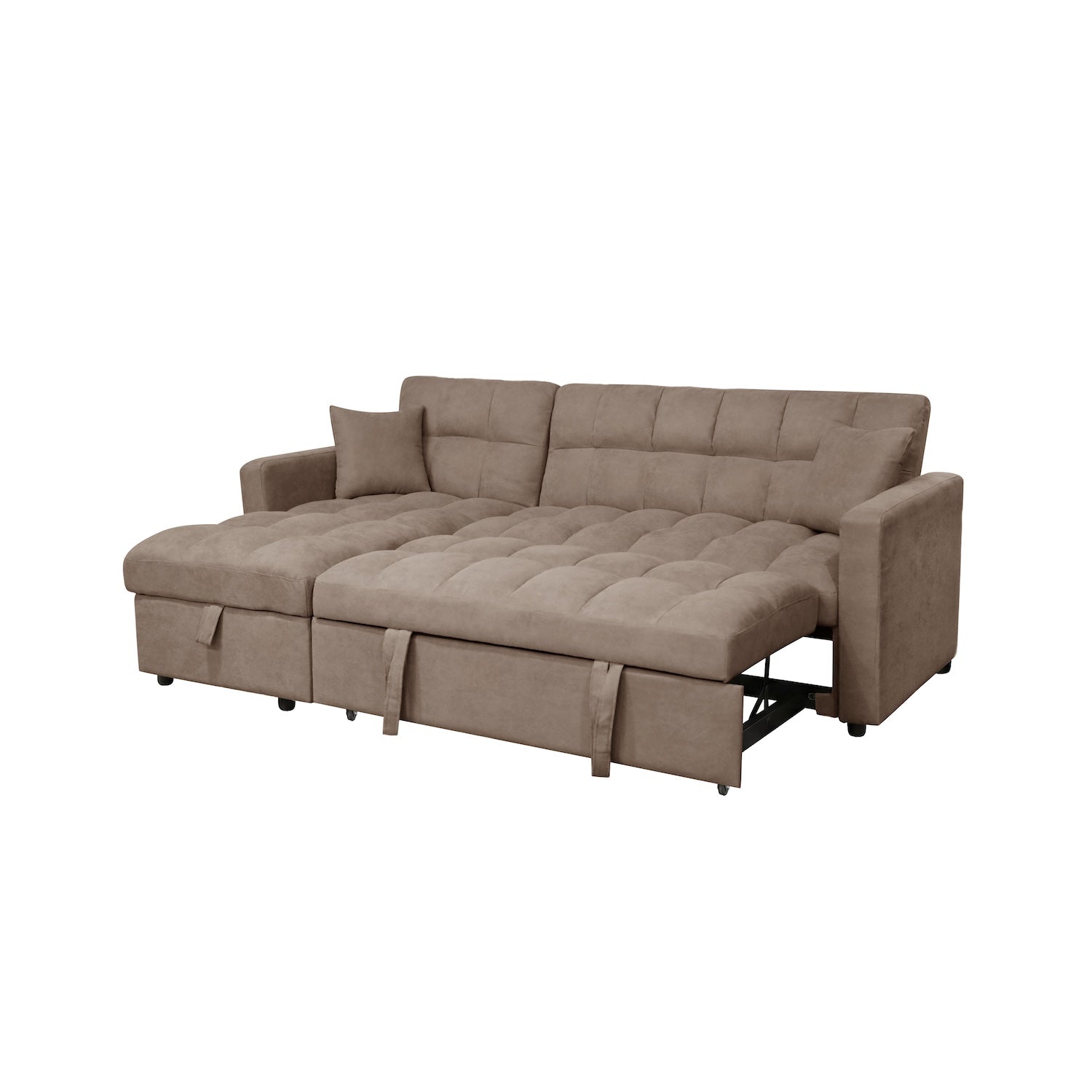 Sala Cama Lenon Microfibra Café
