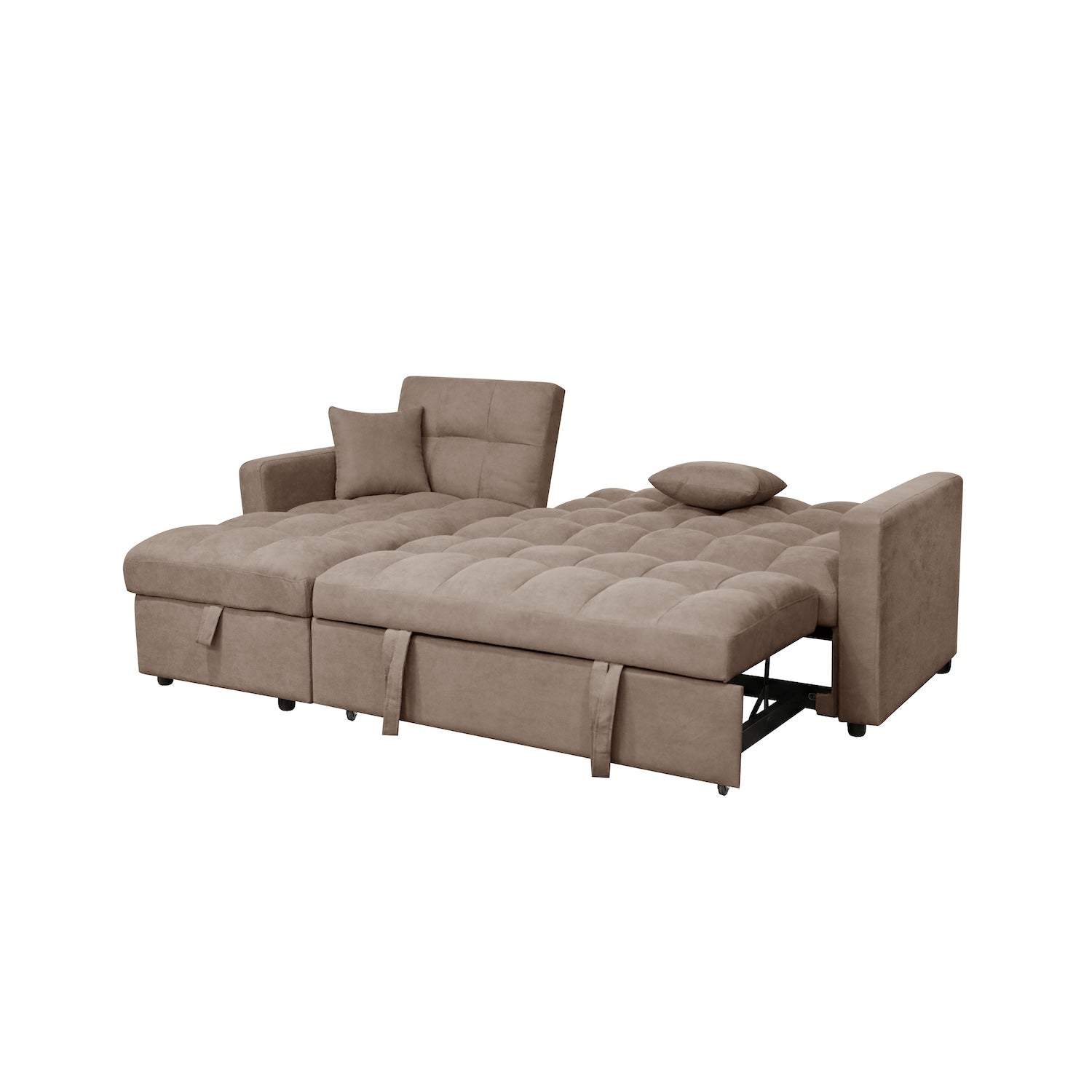 Sala Cama Lenon Microfibra Café