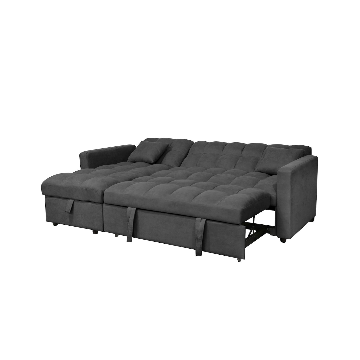 Sala Cama Lenon Microfibra Plomo
