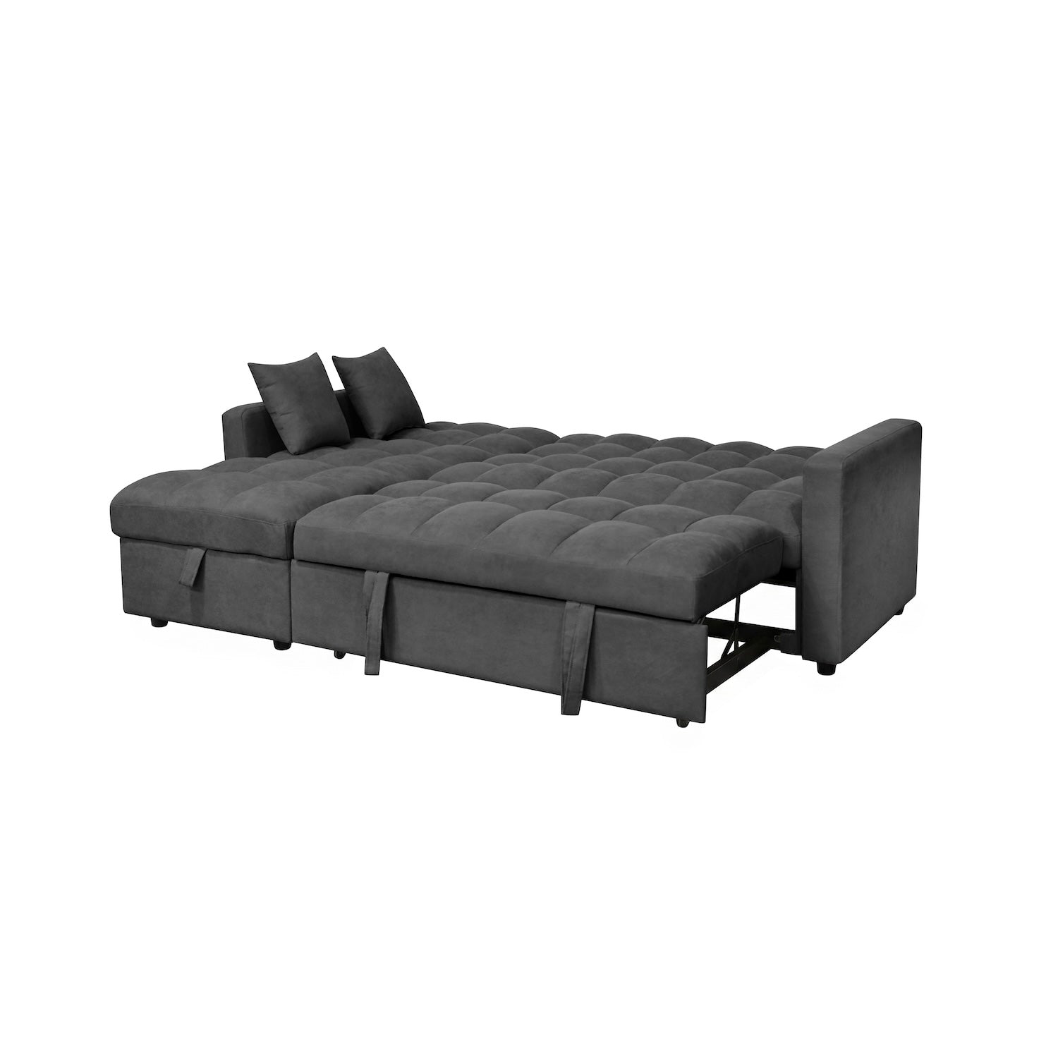 Sala Cama Lenon Microfibra Plomo