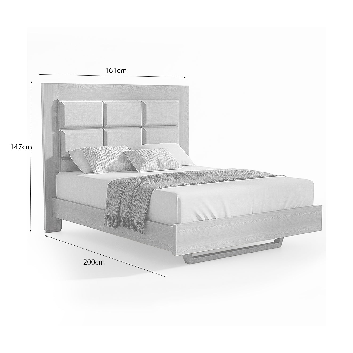 Cama Full Turin Eurolino Arena, Natural