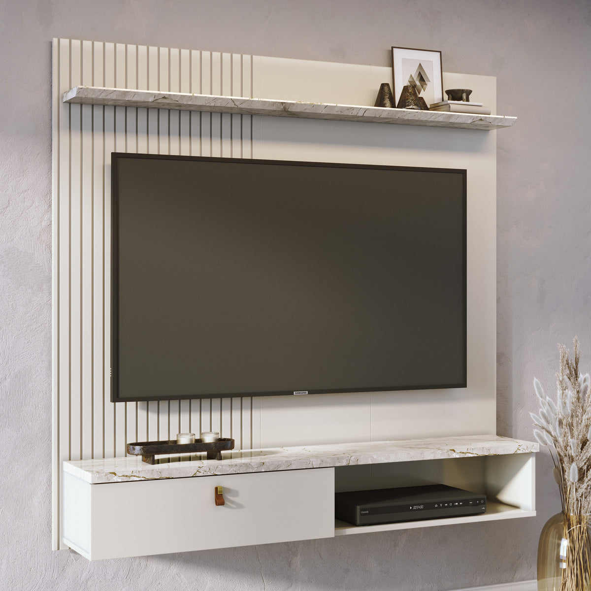 Panel Tv Atenea Marmolado