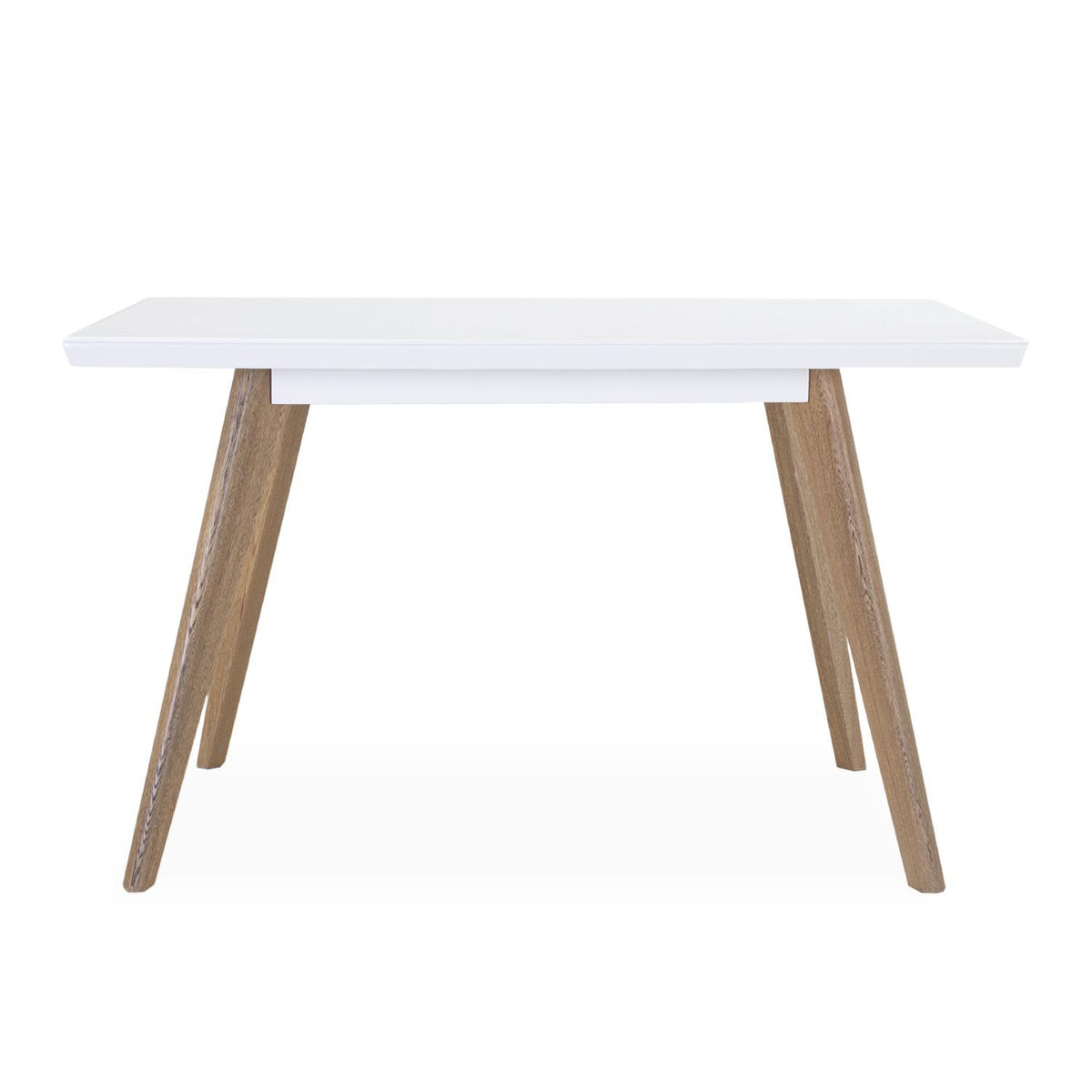 Comedor 4 Puesto Bruno Eurolino Marfil, Natural y Blanco