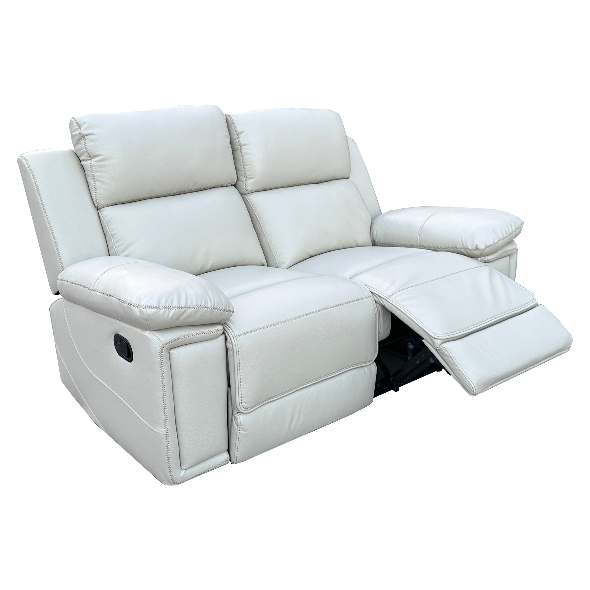 Sofá Reclinable 2 Ptos Arezzo Beige