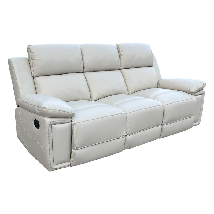 Sofa Reclinable 3 Ptos Arrezo Beige