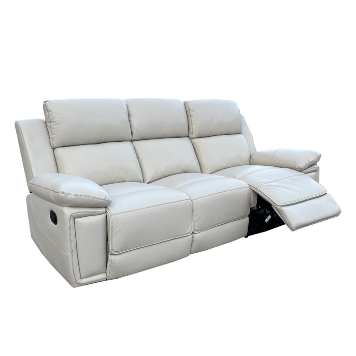 Sofa Reclinable 3 Ptos Arrezo Beige