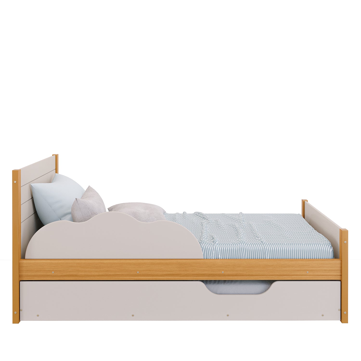 Cama Auxiliar Dúplex Gerry Natural, Off White