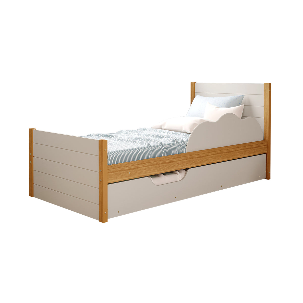 Cama Nido 1.00 Gerry Natural, Off White