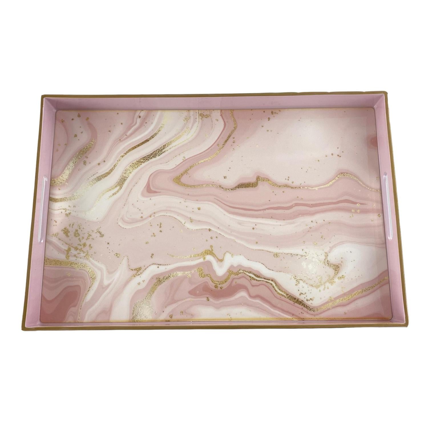 Bandeja 45X30,5X4  Rosa