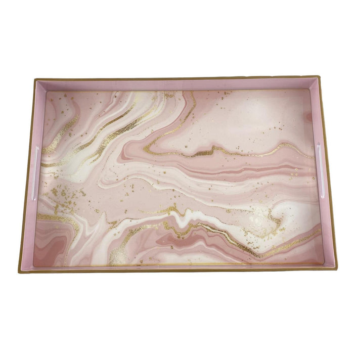 Bandeja 45X30,5X4  Rosa