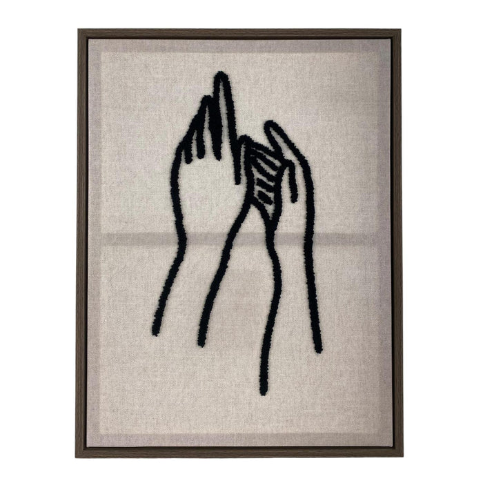 Cuadro 32X2.6X42 Fibra Negro Manos Sueltas