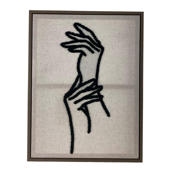 Cuadro 32X2.6X42 Fibra Negro Manos