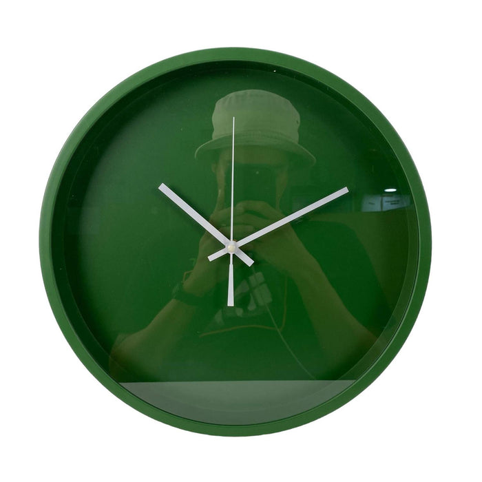 Reloj 35X5X35 Verde D Pared  C Mova Bat1
