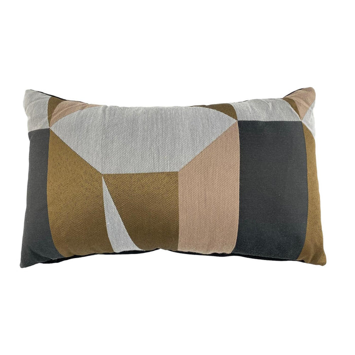 Cojin 50X30X14 Choco, Gris Geom Peq 350G