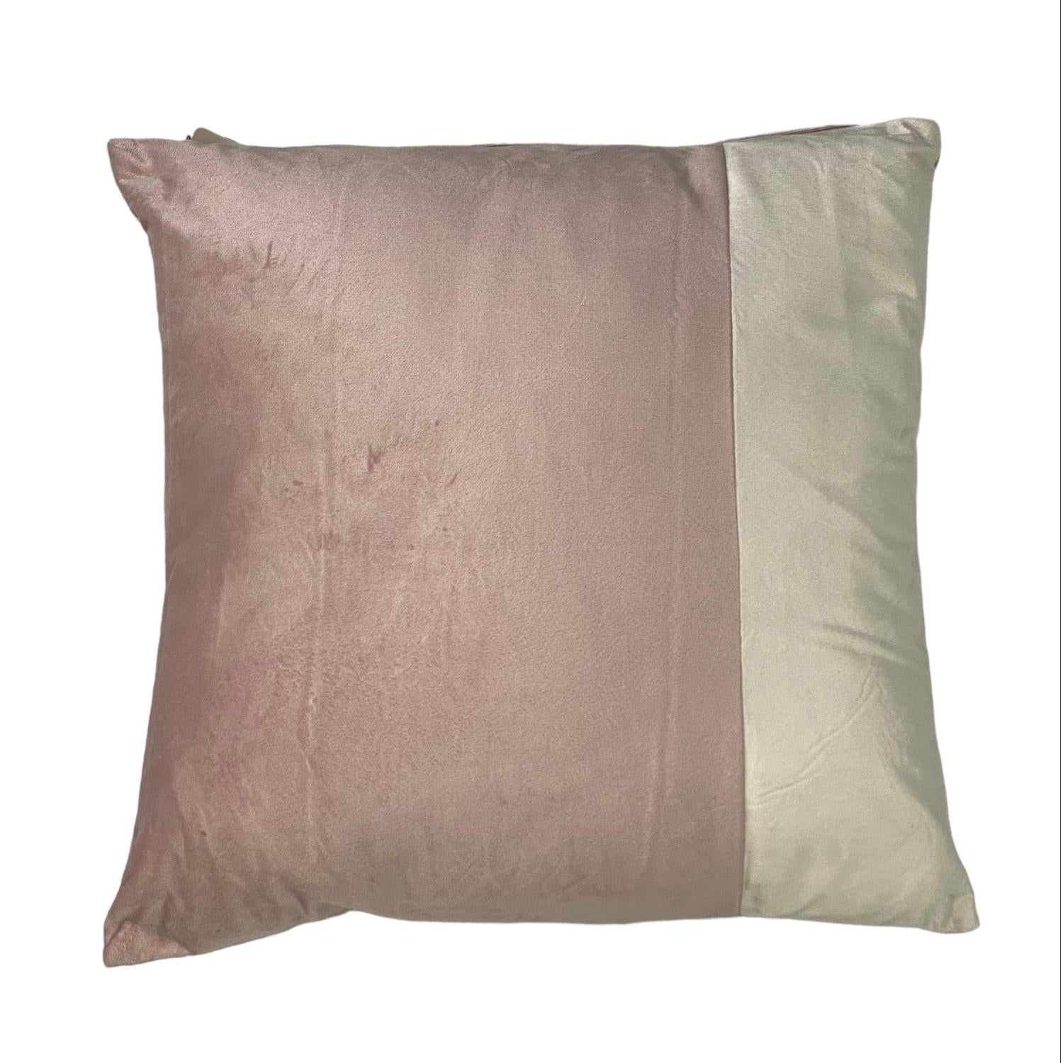 Cojin  45X45X14.5 Rosa Blanco 450G