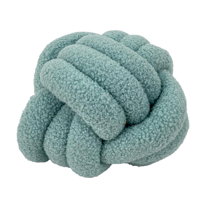 Cojin  22X22X22 Azul Redondo Nudo Baby