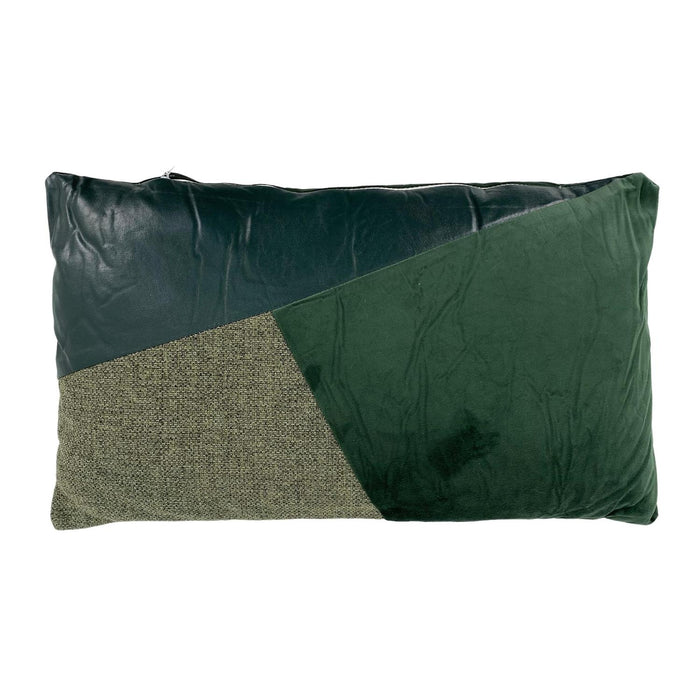 Cojin 50X30 Verde Terciopelo  Pequeño