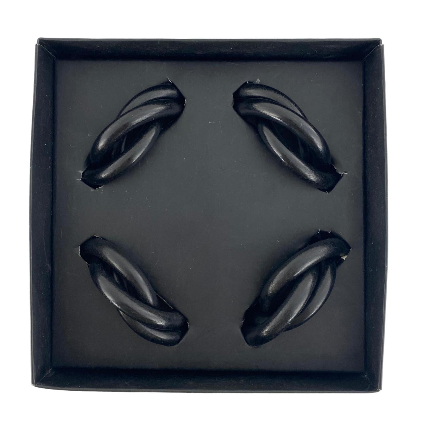 Juego 2.5X7X7 Negro Anillo P/Servil 4Pz