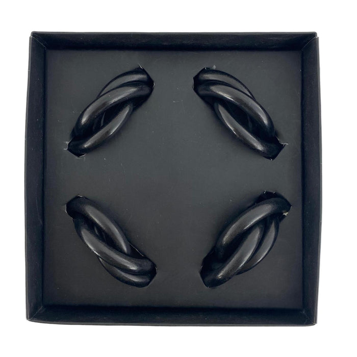 Juego 2.5X7X7 Negro Anillo P/Servil 4Pz