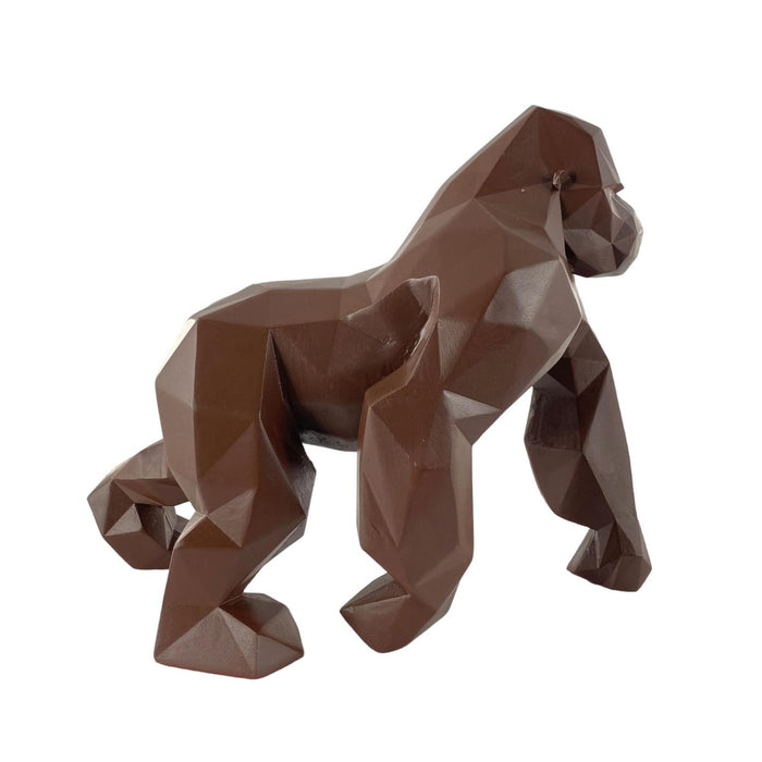Figura 31.5X16.5X24 Choco Oscuro Gorila