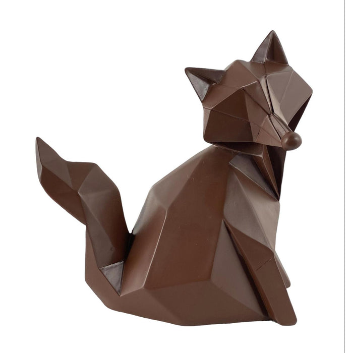 Figura 17X10X18 Choco Oscuro  Zorro