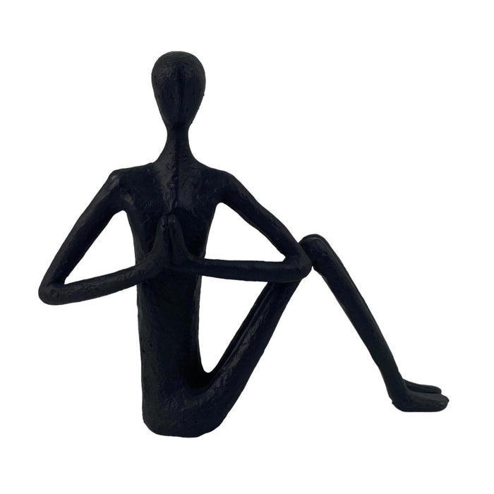 Figura 15X4.3X13.4 Negro Abst Yoga