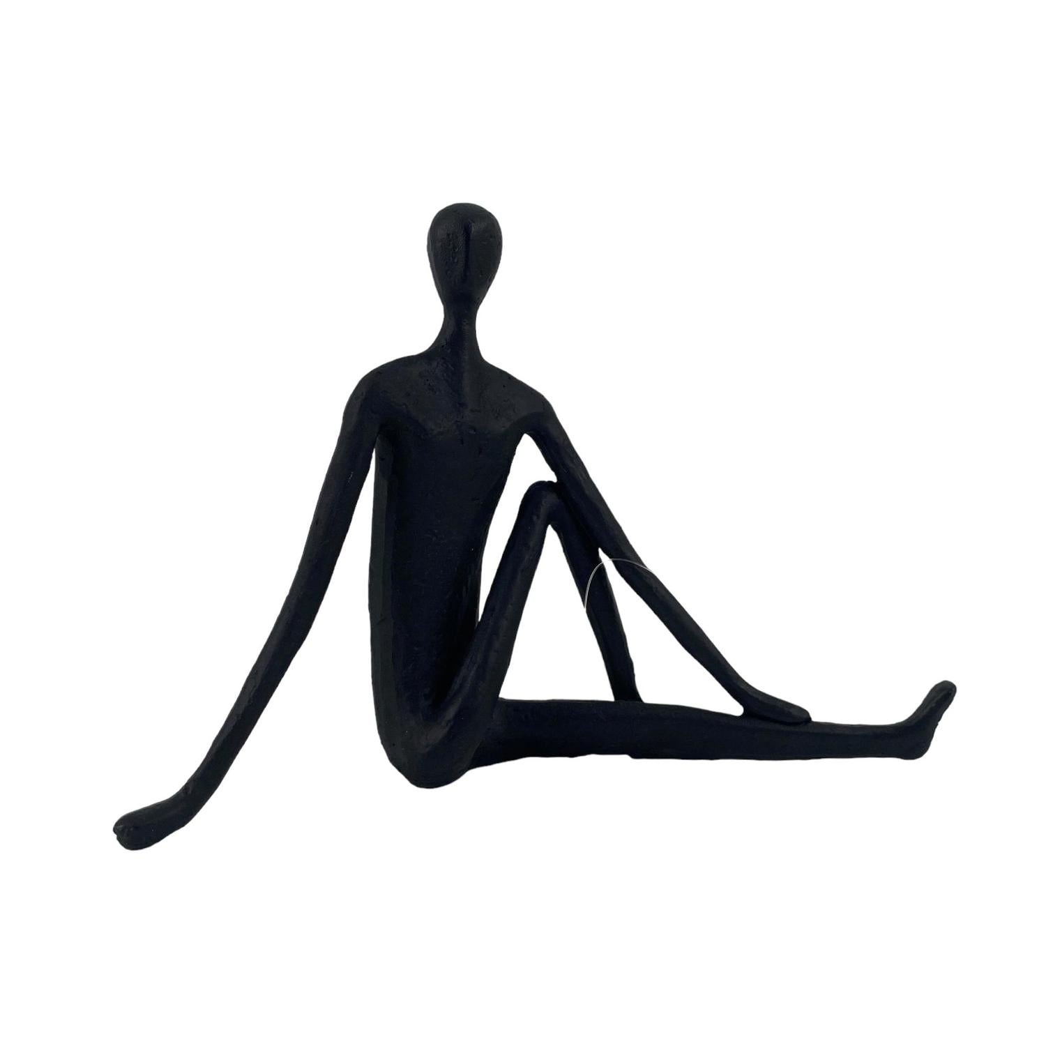 Figura 20X5X13.8 Negro Abst Yog Estirad