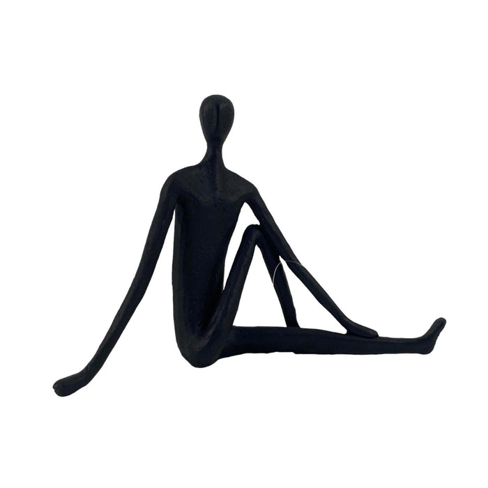 Figura 20X5X13.8 Negro Abst Yog Estirad