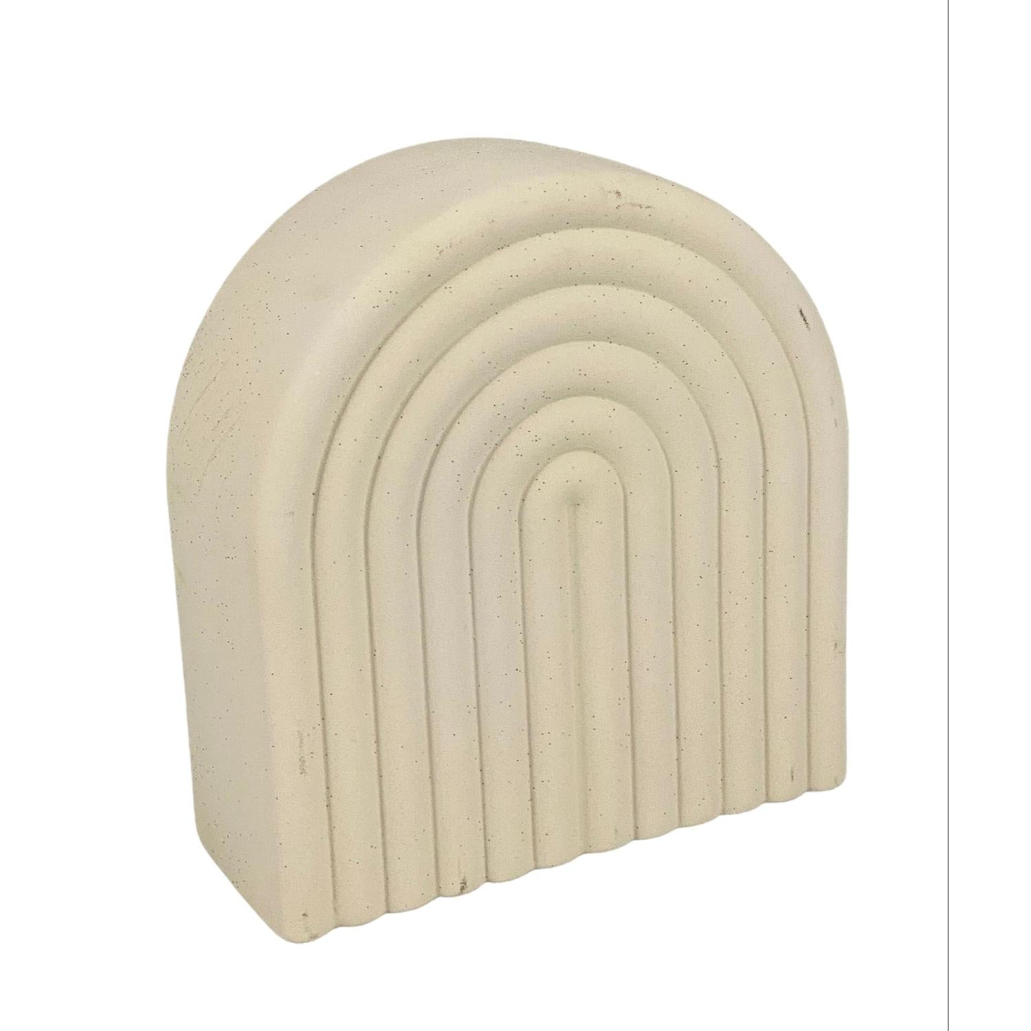 Figura Blanco Adorno De Ceramica Arco