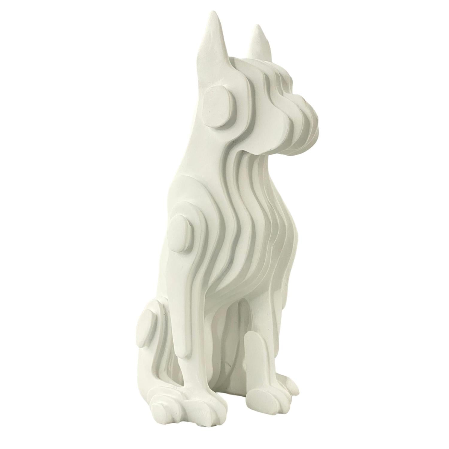 Figura 15X12.3X28.5  Blanco  Perro