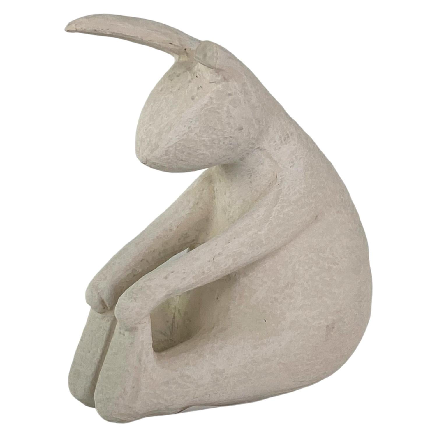 Figura 10X6X11.5 Gris Abst Conejosentado