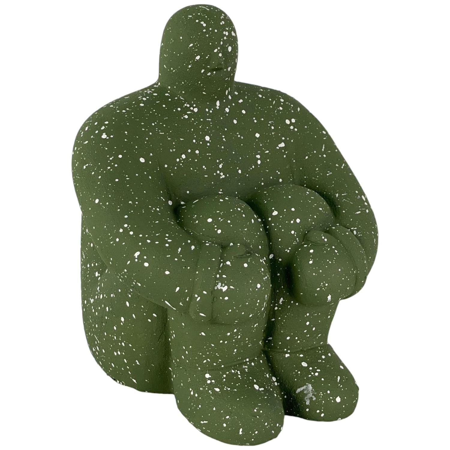 Figura 15.5X15X19.5 Verde Abst Homb Gran