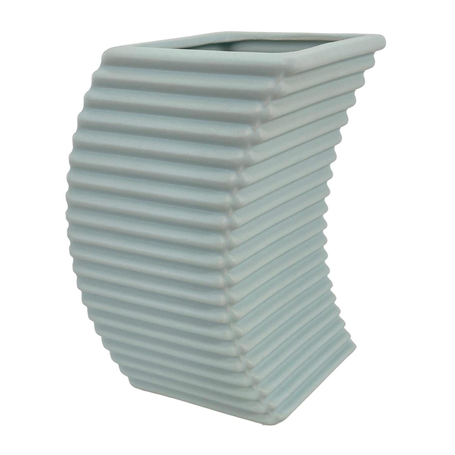 Jarron 18.8X12.3X21.8 Azul Bab Grab Curv