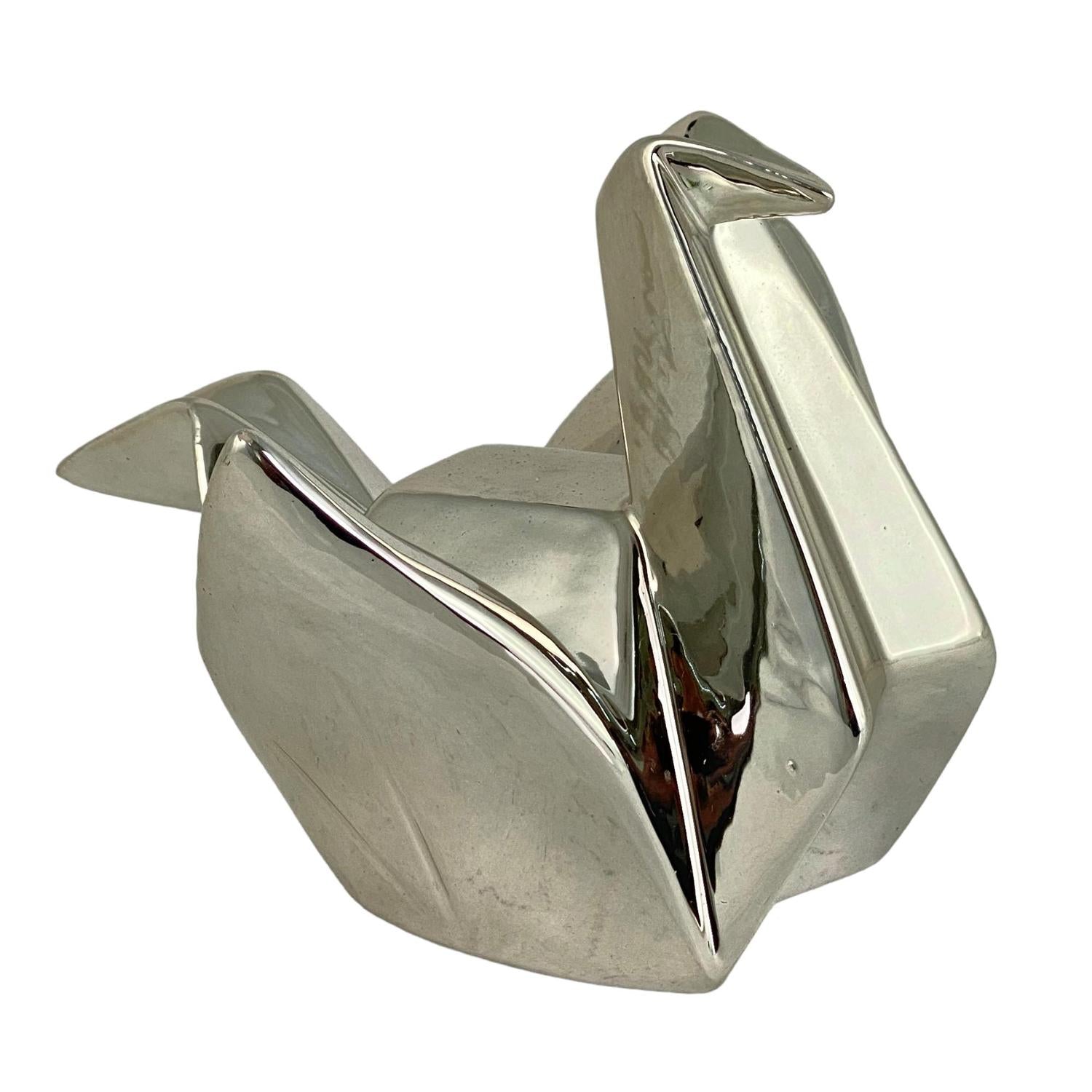 Figura 17.7X15.5X13 Silver Grulla