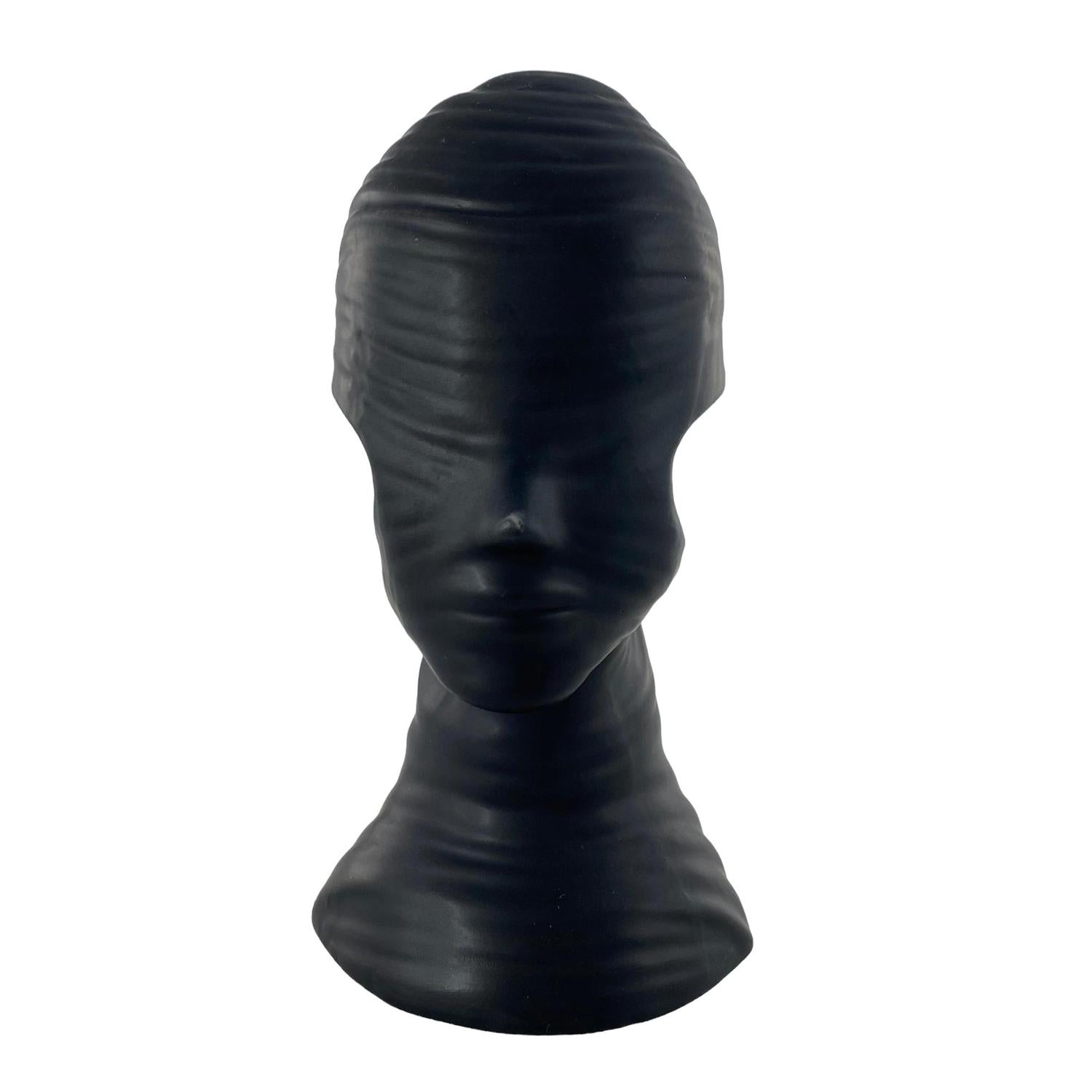 Figura 13X11.5X20.5 Negra Cara  Decorati