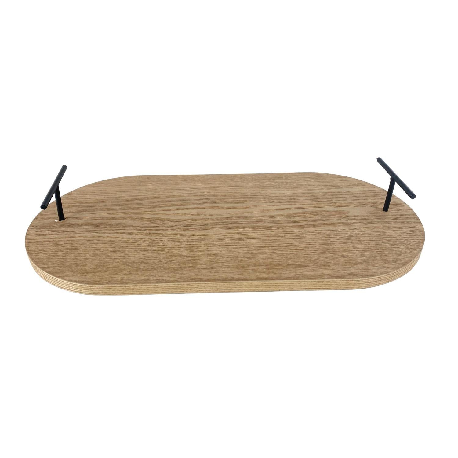 Bandeja 39.5X19.8X5.8 Madera Oval Grande