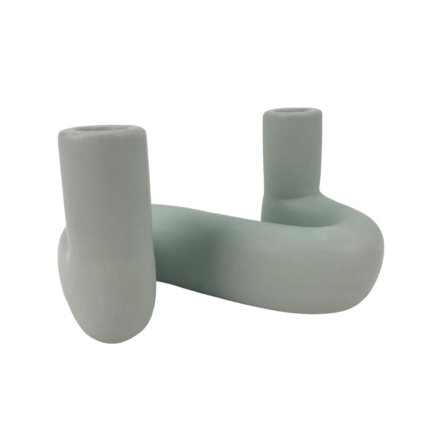 Jarron  8X8X25 Marmol/Plata