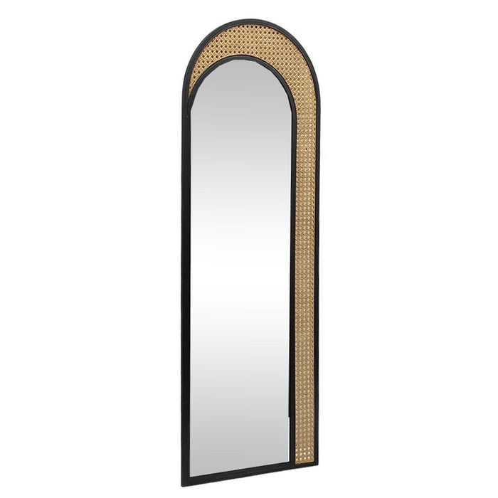 Espejo 1X38.1X110Negro/Nat Semi Circ