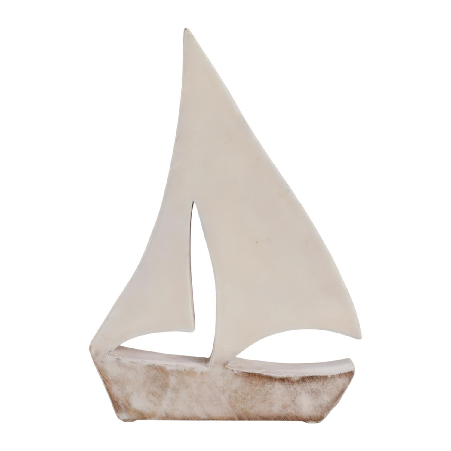 Figura 30X20X5 Beige Barco Marino Lv261