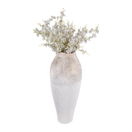 Jarron 81X36X36 Blanco Valencia Lv261