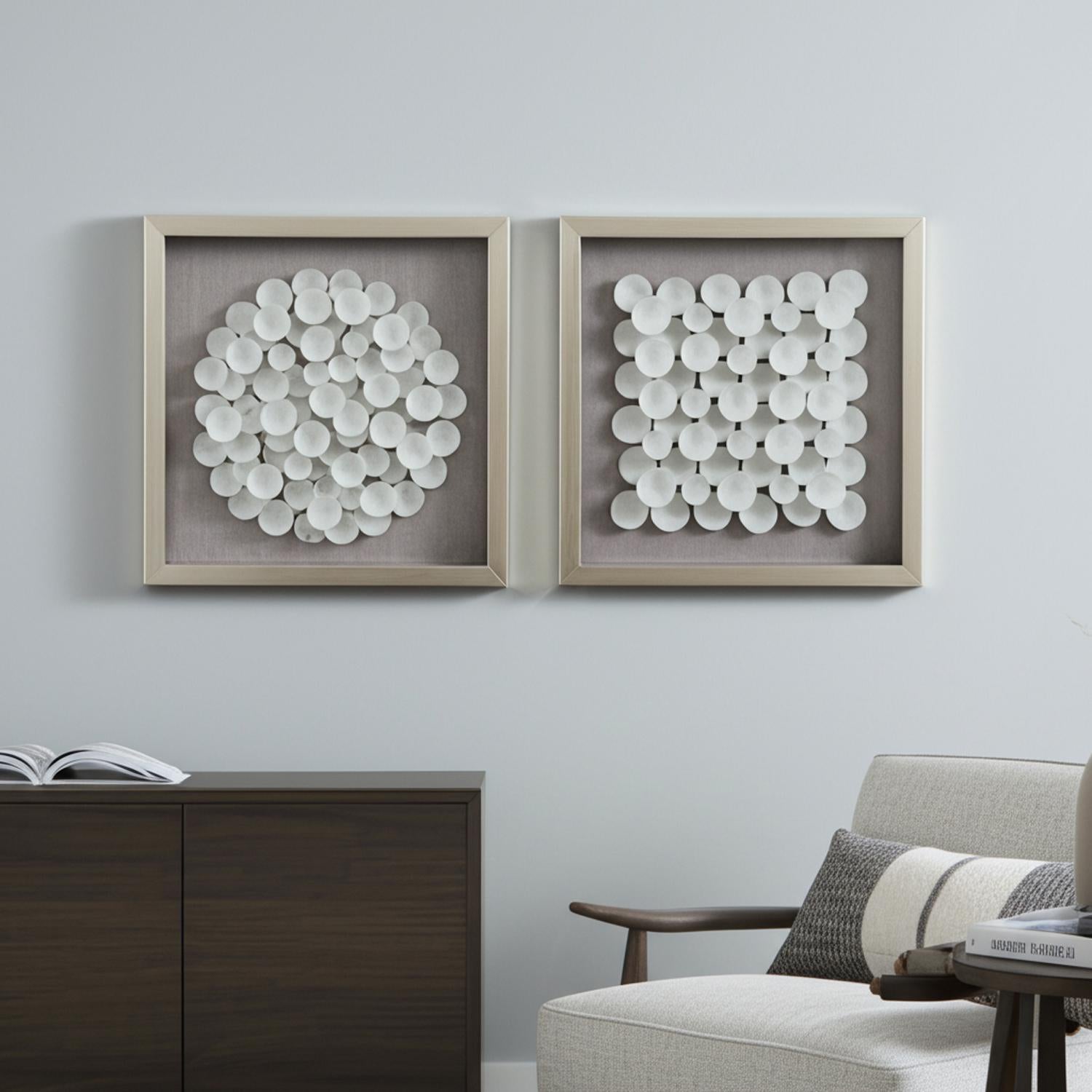 Cuadro 5X51X51 Blanco Marino Setx2 Lv261