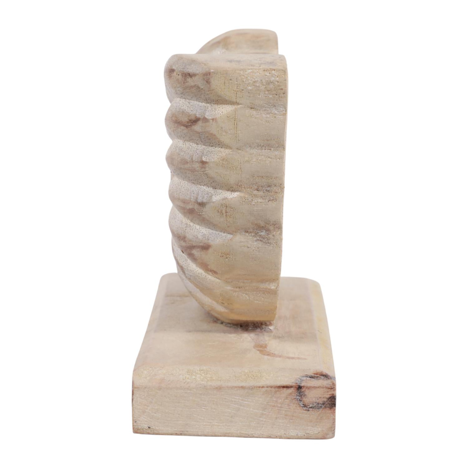 Figura 15X20X8 Beige Concha Marino Lv261