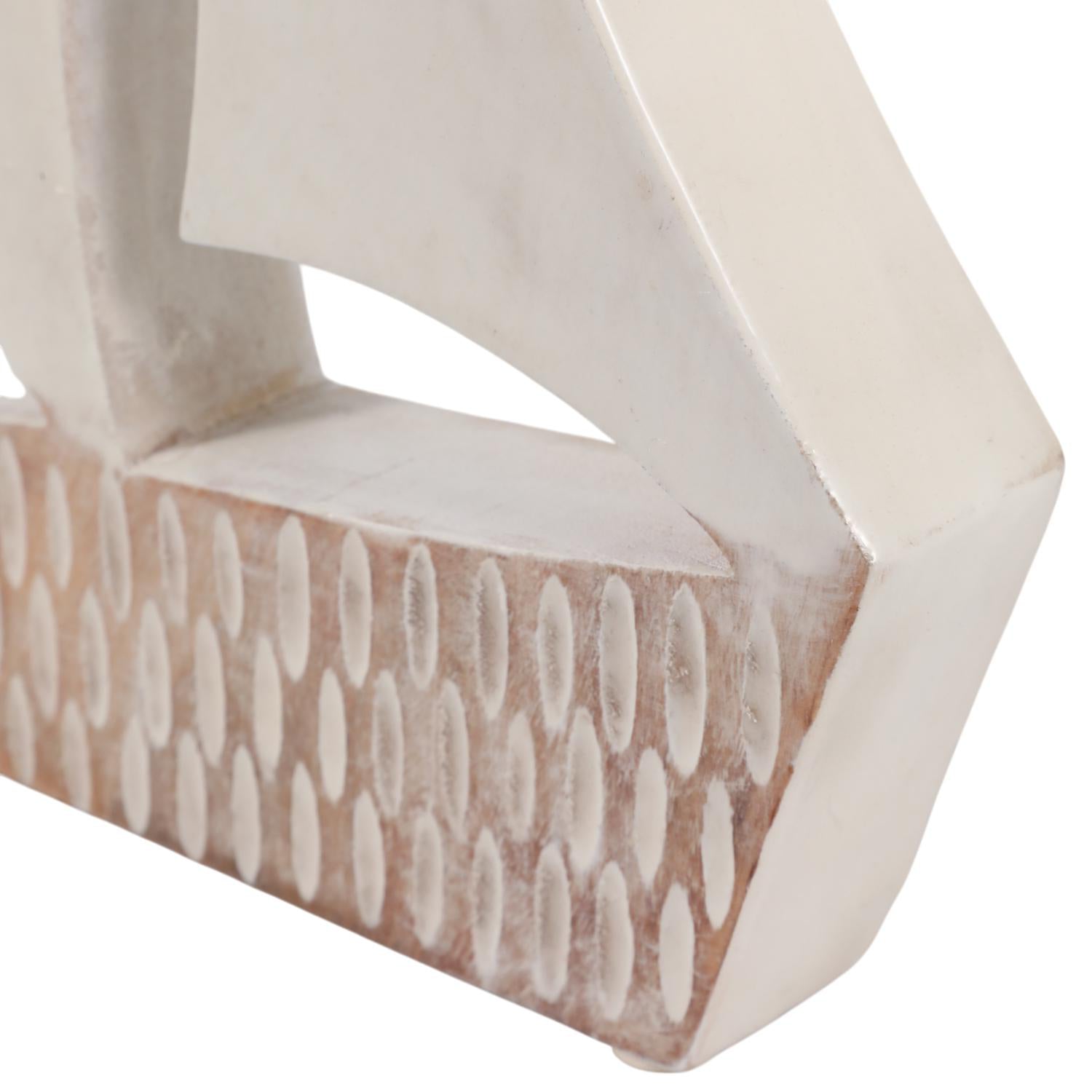 Figura 41X28X5 Beige Barco Marino Lv261