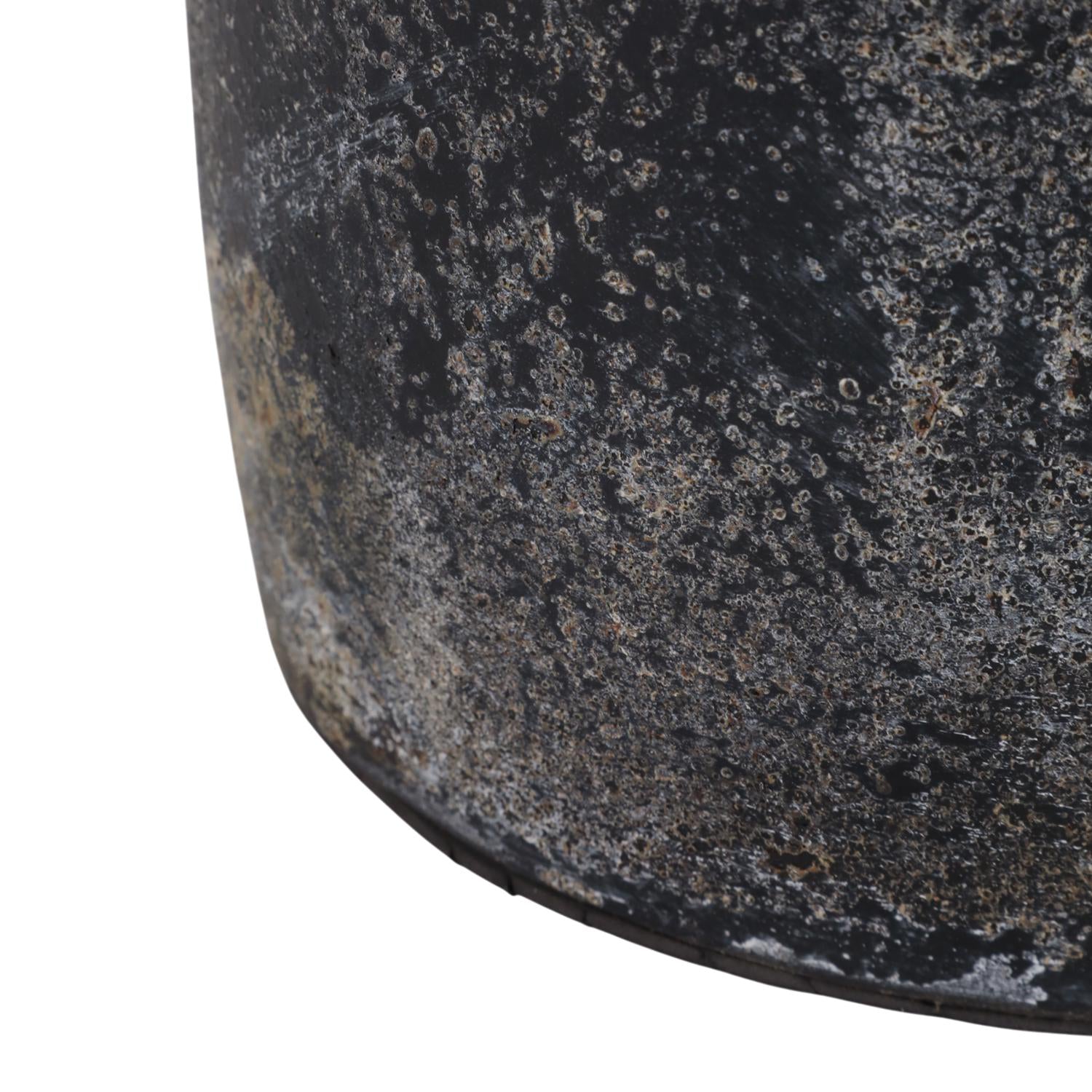 Jarron 41X25X25 Negro Serenity Lv261